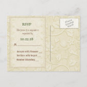 Posh Cats Wedding RSVP Uitnodiging Briefkaart (Achterkant)