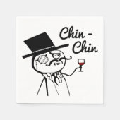 Posh Chap met toplijn met bovenste hat Servet (Voorkant)