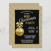 Posh decoratieve kerst kaart (Voorkant / Achterkant)