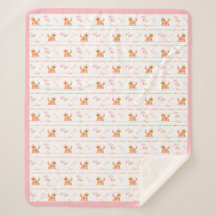 Posh Doodle Dog Love Sherpa Blanket