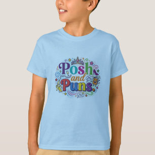 Posh et jeux de mots – T-Shirt de typographie drôl