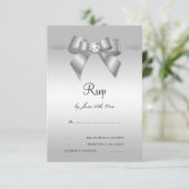 Posh Gem Bow & Ruban 60ème Mariage RSVP (Debout devant)