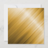 Posh Gold Lights Bokeh Kerstmis Kaart (Achterkant)