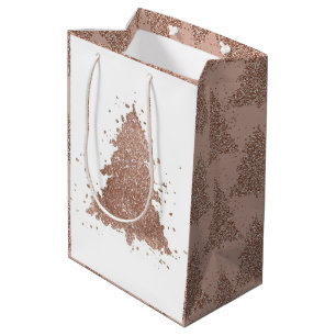 Posh Kerstboom   Glam Roos Goud Luxe Medium Cadeauzakje