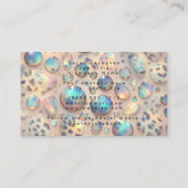 Posh Luxury Opal Iridescent Style Visitekaartje (Achterkant)