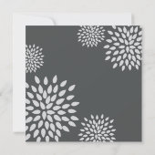 Posh Petals | Argent | FAIRE-PART DE MARIAGE (Dos)
