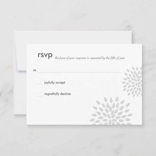 Posh Petals | Argent | RSVP (Devant)