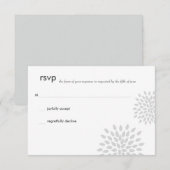 Posh Petals | Argent | RSVP (Devant / Derrière)