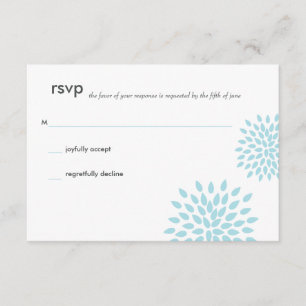 Posh Petals schemering RSVP Kaartje