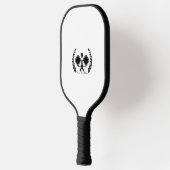 Posh Pickle Classic Black + White minimalist Pickleball Paddle (Links)
