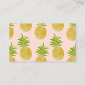 Posh Pineapple Visitekaartje (Achterkant)