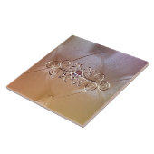 Posh pintuck satin et carreaux de céramique diaman (Côté)