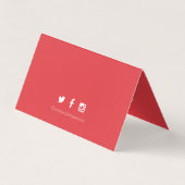 Posh pooch, schattig rondlopen van honden visitekaartjes (Achterkant)