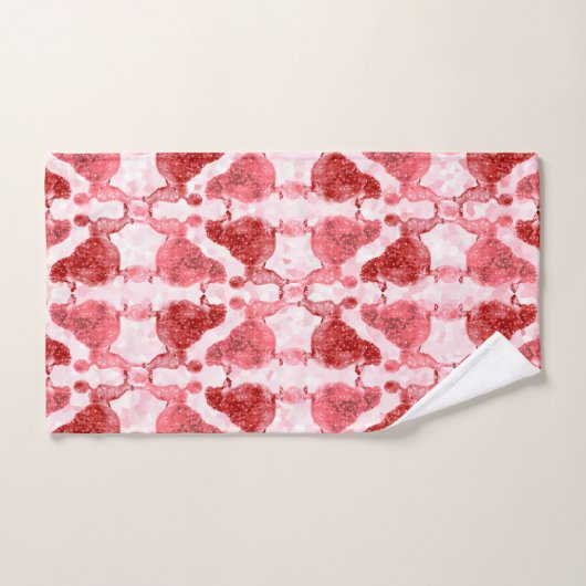 Posh Poodle Love Rose (Serviette à main)