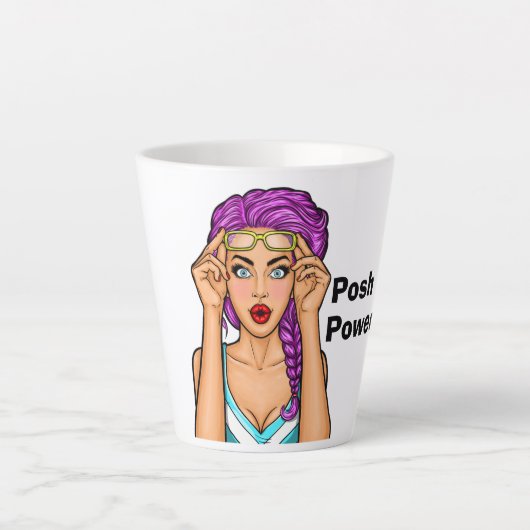 Posh Power Latte Mok - Poshmark Mok (Voorkant)