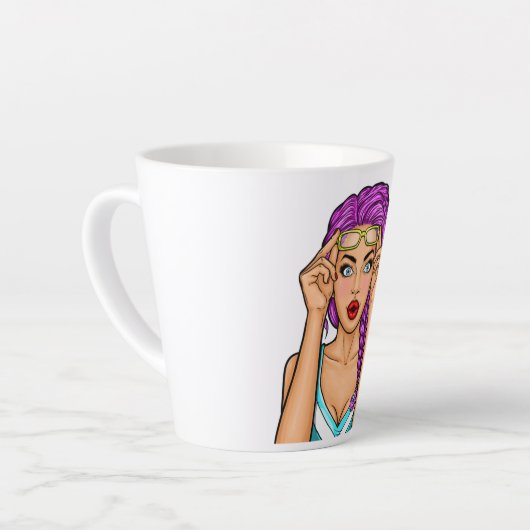 Posh Power Latte Mug - Poshmark Mug (Angle gauche)