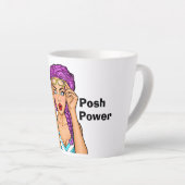 Posh Power Latte Mug - Poshmark Mug (Angle droit)