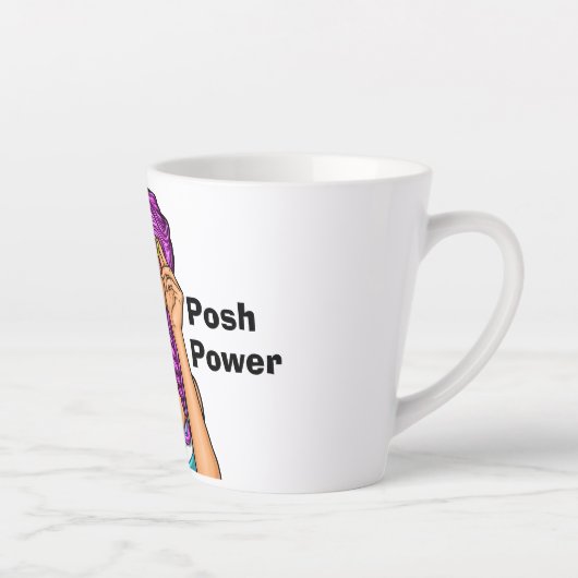 Posh Power Latte Mug - Poshmark Mug (Droite)