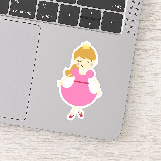 Posh Prinses Sticker (Detail)