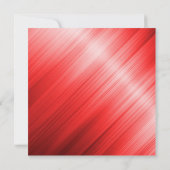 Posh Red Lights Bokeh Kerstmis Kaart (Achterkant)