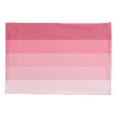 Posh roze retro Stripes gradiënt - gigantisch mono Kussensloop (Achterkant)