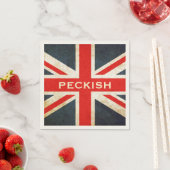 Posh Union Jack Peckish Party Servetten (Insitu)
