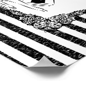 Posh Wardrobe Striped Room Poster (Hoek)