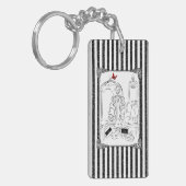 Posh Wardrobe Striped Room Sleutelhanger (Voorkant Links)