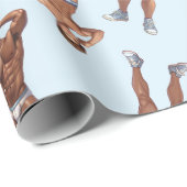 Posing Hunks Pattern Cadeaupapier (Rol Hoek)