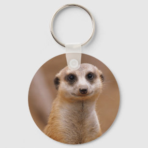Posing Meerkat Sleutelhanger