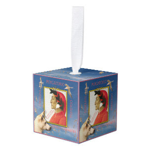 Posing met Dante Alighieri Kubus Ornament