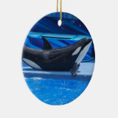 Posing Orca Ornament (Rechts)