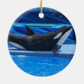 Posing Orca Ornament (Achterkant)