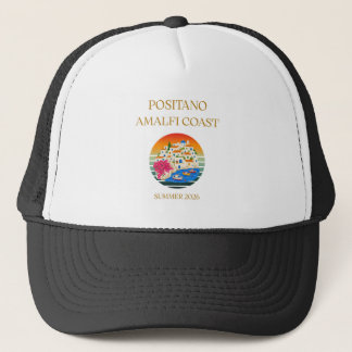 Positano Amalfi-kust Zomer 2026 Hoed Trucker Pet