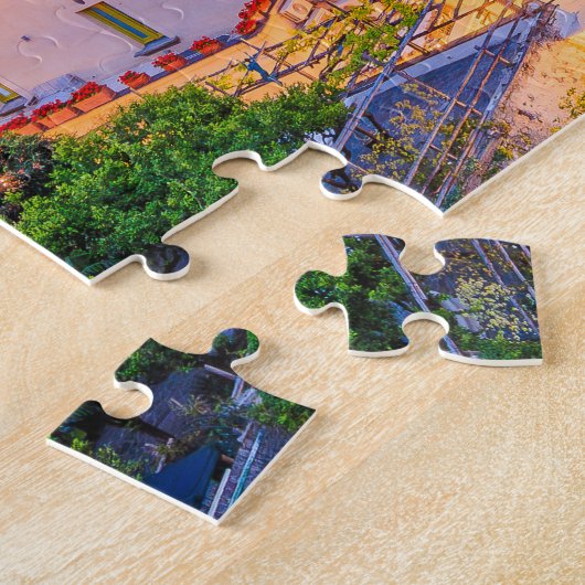 Positano, Amalfikust, Italië. Legpuzzel (Zijkant)