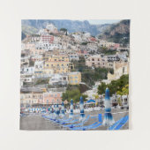 Positano Beach Umbrellas Dream #1 #reis #wall Wandkleed (Voorkant)