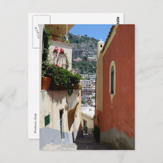 Positano-Briefkaart Briefkaart (Voorkant / Achterkant)