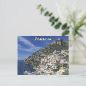 Positano door het Zee Briefkaart (Staand voorkant)