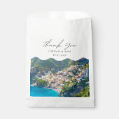 Positano foto Amalfi kust bruiloft Bedankzakje (Voorkant)