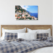 Positano, Italië Canvas Afdruk (Insitu (Slaapkamer))