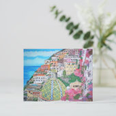 Positano, Italie - Carte postale (Debout devant)