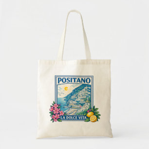 Positano Italië Middellandse Zee Reizen Kunst Tote Bag