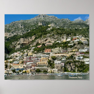 Positano, Italie Poster Design
