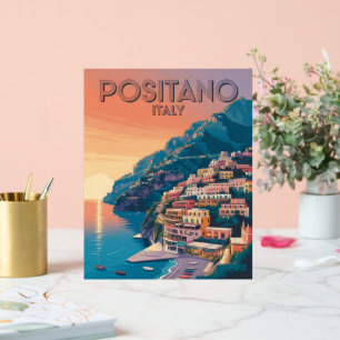 Positano Italie Voyage Rétro