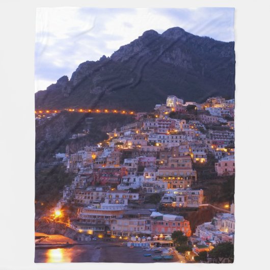 Positano Italy Fleece Blanket Deken (Voorkant)