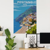 Positano, Italy Poster (Thuiskantoor)