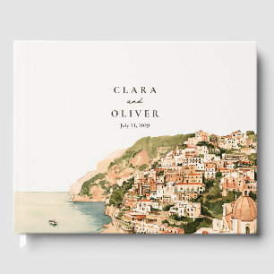 Positano Klifzijde Koepels Zeezicht Italië Trouwen Gastenboek