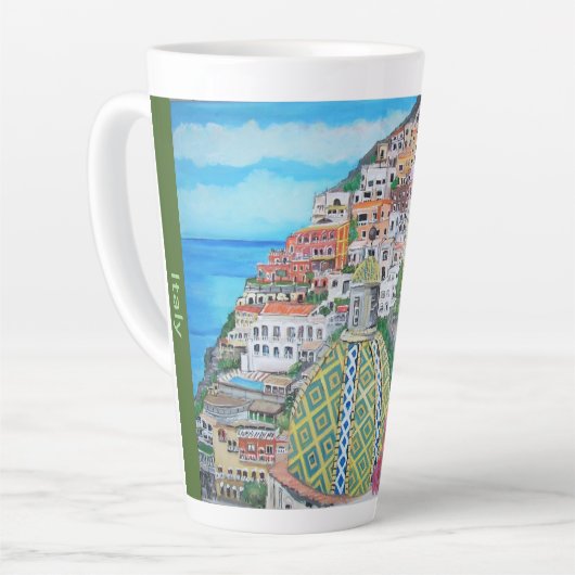 Positano, Latte Mug (Angle gauche)