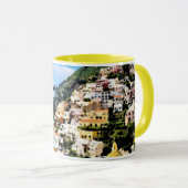 Positano Mug Côte Amalfi Italie Citrons (Devant droit)