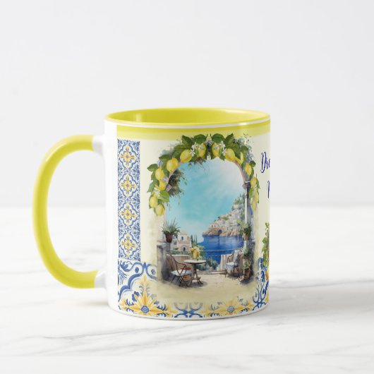 Positano Mug Rêve de citrons Positano Amalfi (Gauche)
